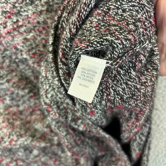 J Jill Pure Jill Tunic Sweater Lrg Cashmere Wool Lagenlook Minimalist Assymetric - Picture 7 of 12